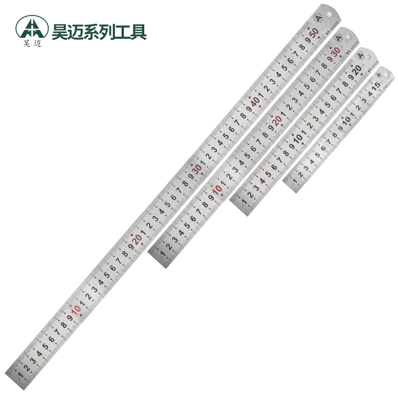 HAOMAI/昊迈 HM-885015 不锈钢直尺 HM-885015 坚固耐磨 硬度高-150mm