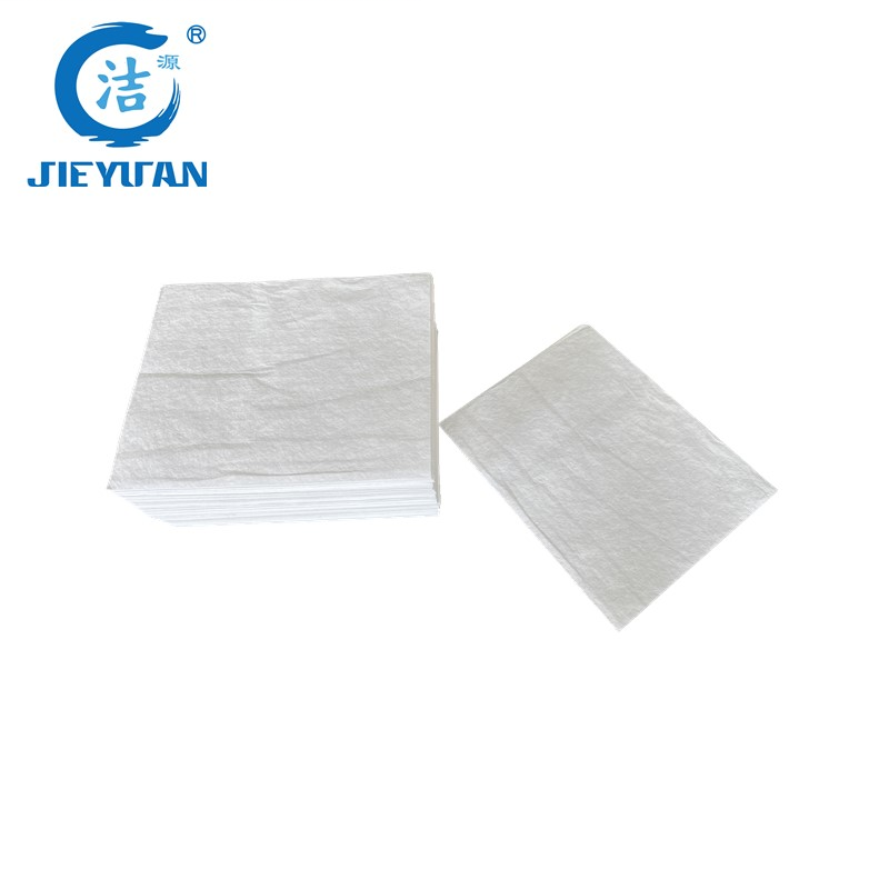 洁源 PP25040B 普通吸油片500X400X2MM100片/箱工业吸油纸72升吸油毛毡-片状