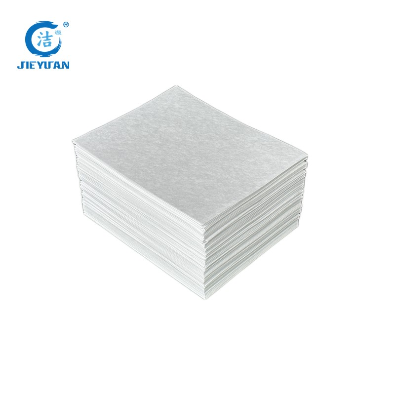 洁源 PP25040B 普通吸油片500X400X2MM100片/箱工业吸油纸72升吸油毛毡-片状