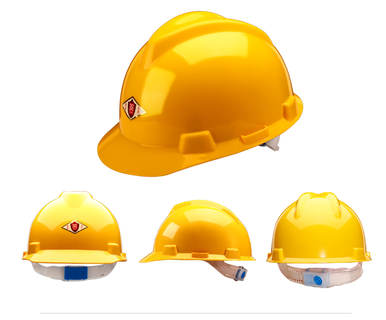 唐丰 V型PE 安全帽-红色