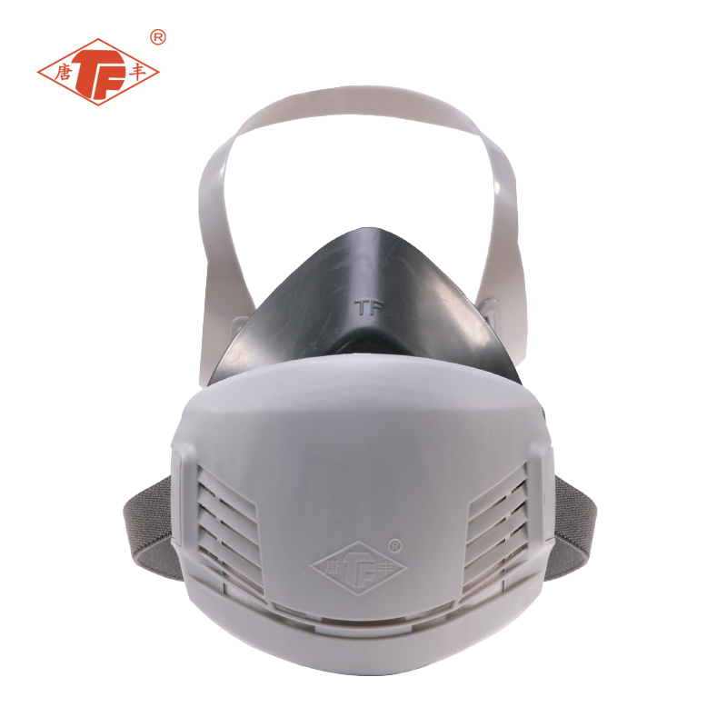 唐丰 TF-1201 防尘硅胶半面罩（白色）