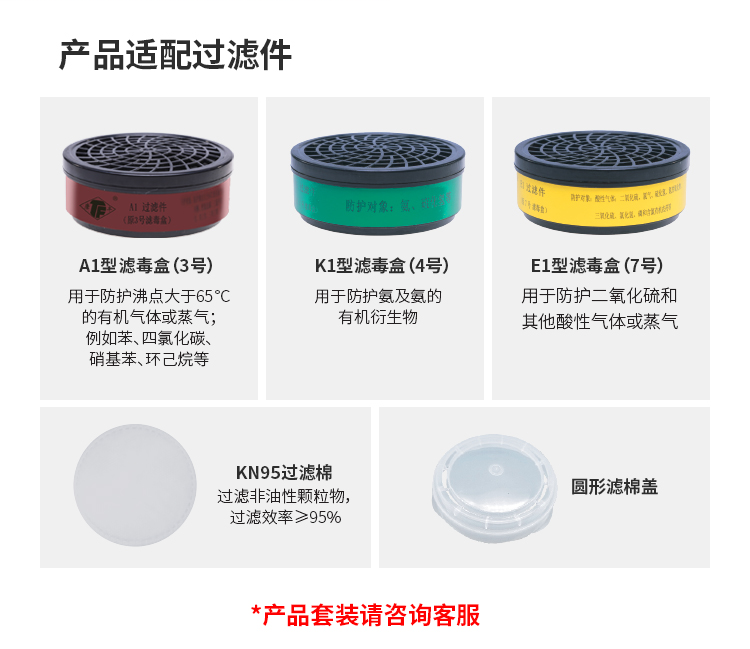 唐丰 TF-1503型 防毒半面具-半面罩