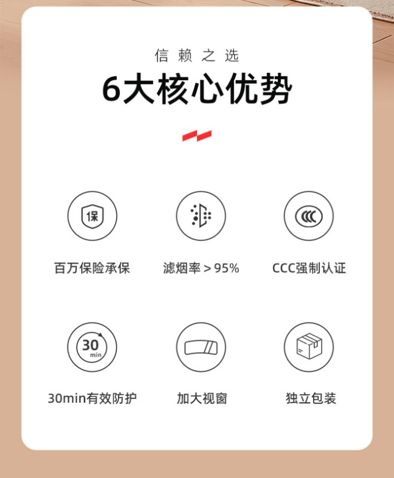 援邦 TZL30 过滤式消防自救呼吸器   30min-30min