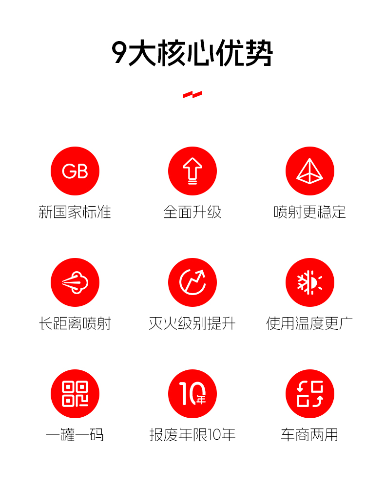 援邦 MFT/ABCE35 金标推车式干粉灭火器 35kg 红色 新国标-推车式
