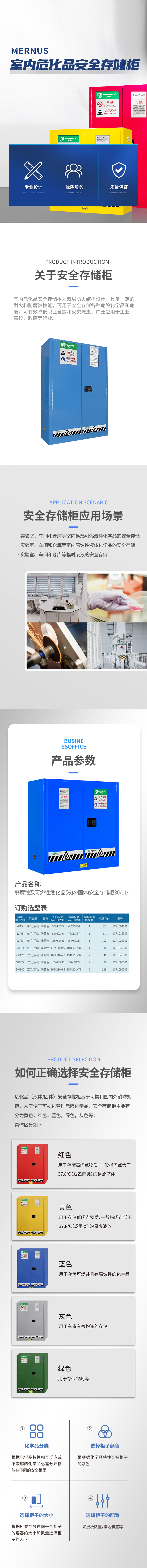 Mernus美安士 1CR1030301 30加仑-蓝色