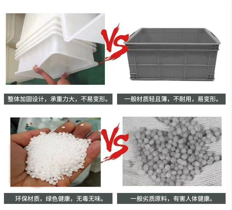 中润 K1000 加厚平底方箱 塑料牛筋方箱发酵酿酒养殖腌菜储水桶-白色