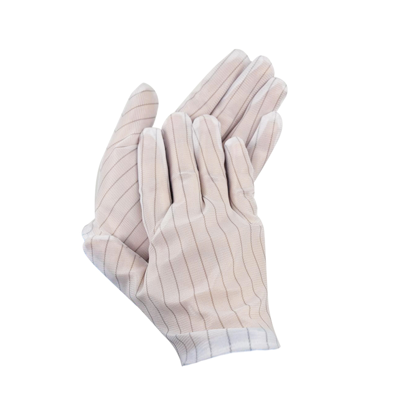 康惠洁 防静电条纹手套 条纹手套 均码 20只 1包