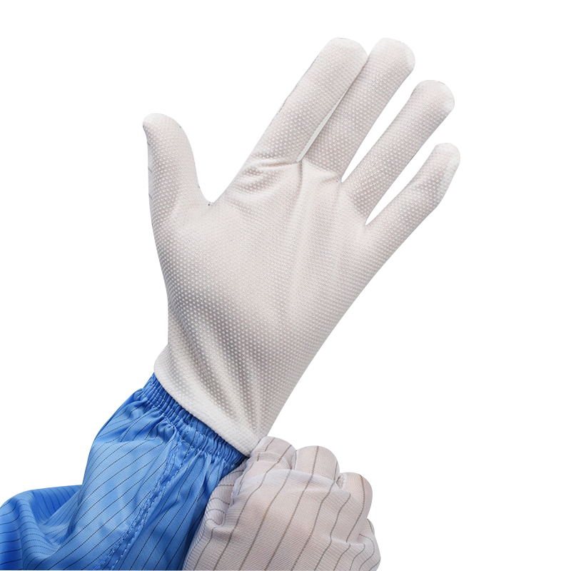 康惠洁 防静电点塑手套 点塑手套 均码 20只 1包