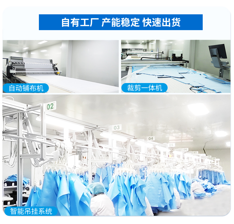 康惠洁 防静电大褂 浅蓝XL 1套-S