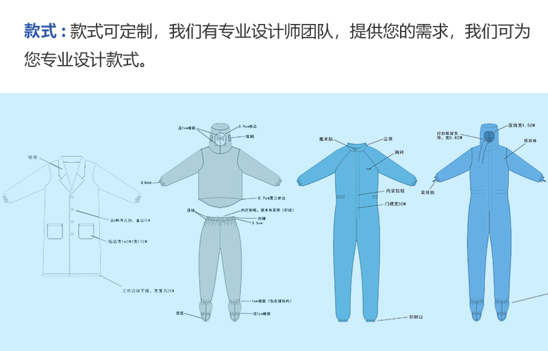 康惠洁 防静电大褂 浅蓝XL 1套-S