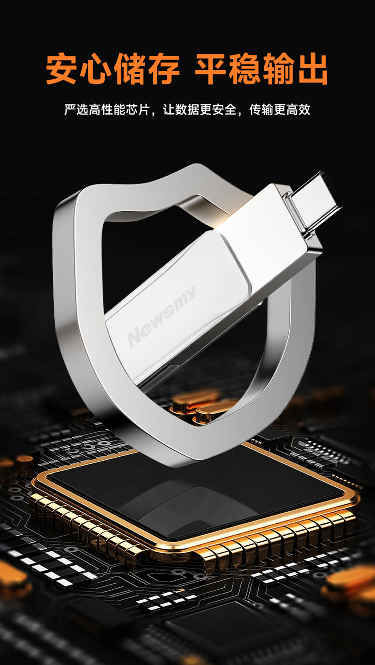 纽曼 V33PRO 64G V33PRO 银色 64GB-银色