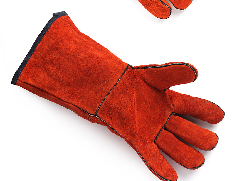 友盟AP-2103-L锈橙色经济款烧焊手套