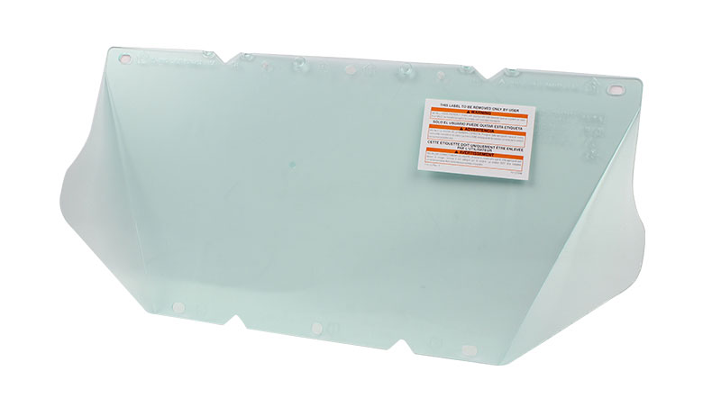 MSA/梅思安10115837 透明防护面屏 PC屏 可配下颌保护器