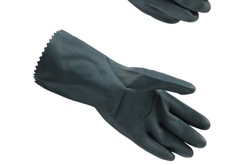 DELTAPLUS/代尔塔 201530-9.5 氯丁橡胶防化手套 VE530